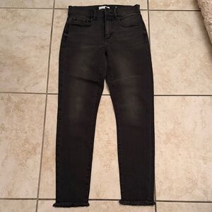 LOFT Women's Dark Gray Skinny Jeans size 25.